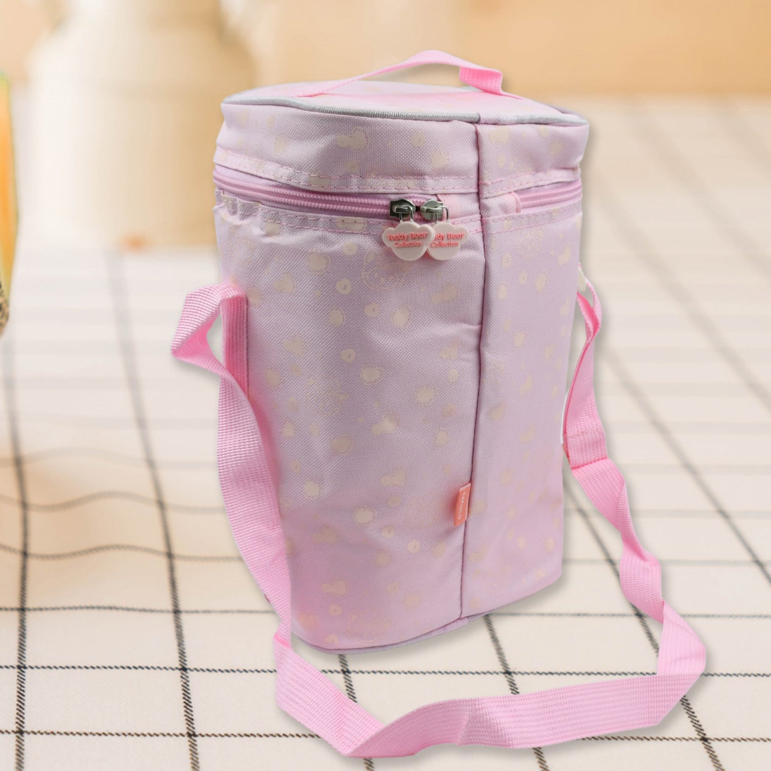 Cute Animal Zip Lunch Bag with Adjustable Strap – Reusable & Durable (1 Pc) Cute Animal Zip Lunch Bag with Adjustable Strap – Reusable & Durable (1 Pc)